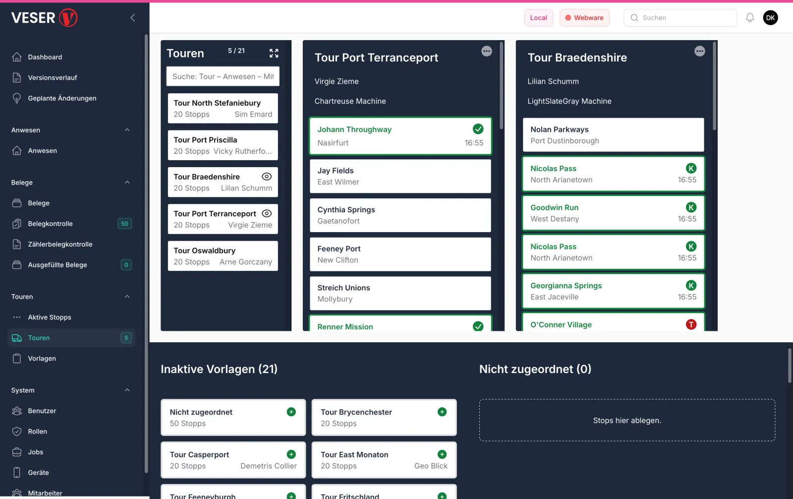 VESER Web-App – Winterdienst